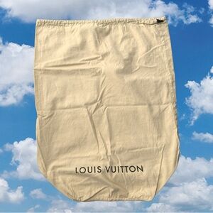 Louis Vuitton Large Authentic Drawstring Dust Bag 25x31